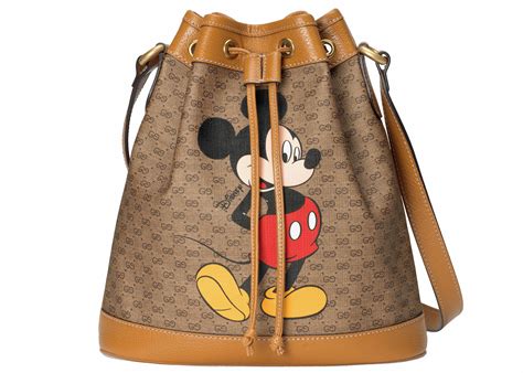 mickey gucci backpack|gucci mickey mouse bucket bag.